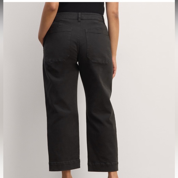 Everlane Straight Leg Pants in Black, size 4 (27” waist) - Picture 2 of 6